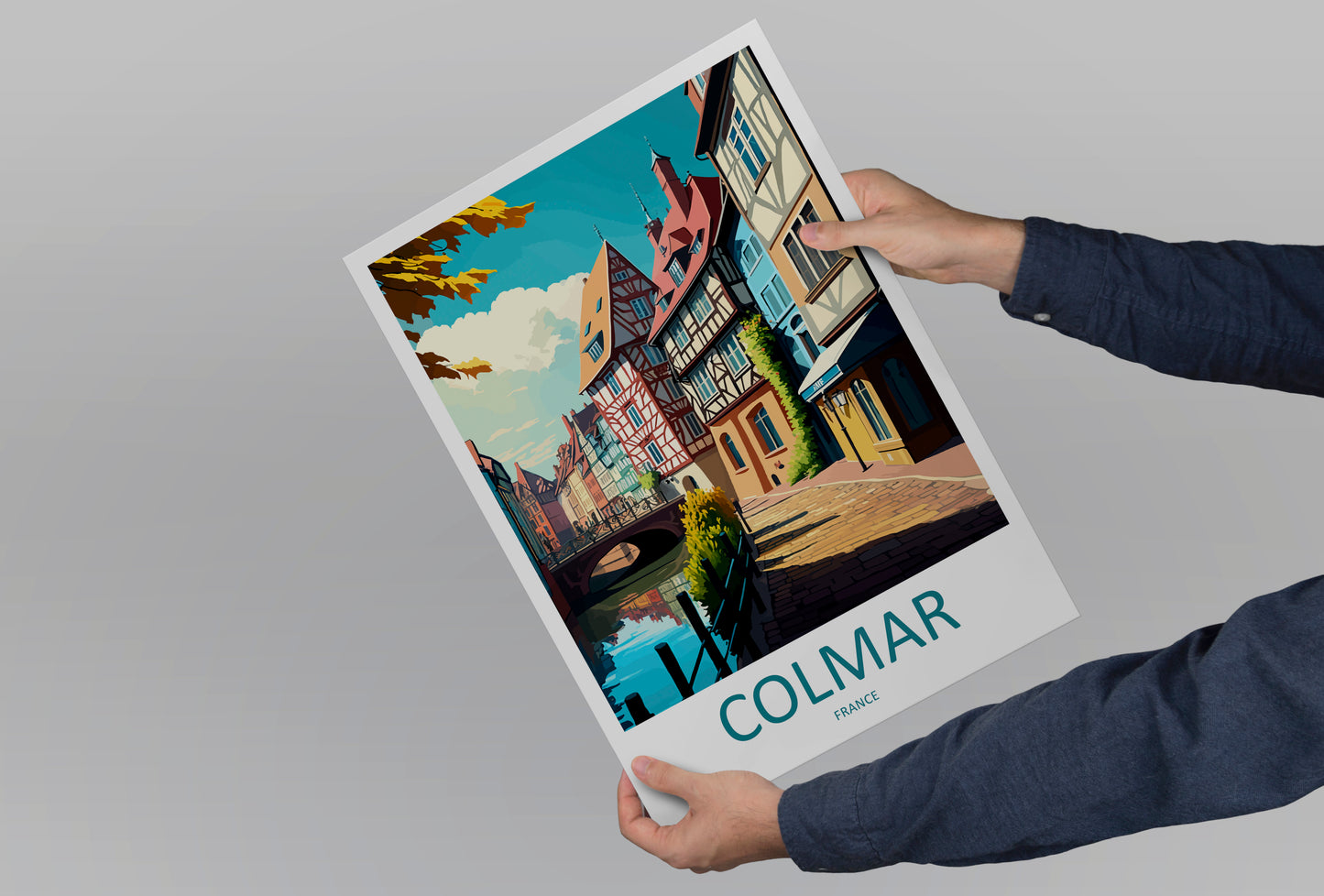 Colmar France Travel Poster