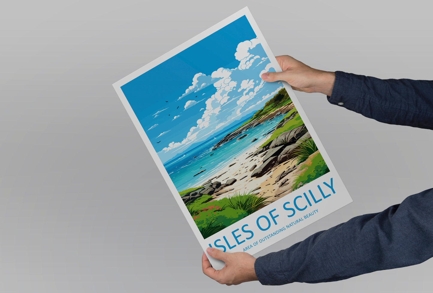 Isles Of Scilly England Travel Poster
