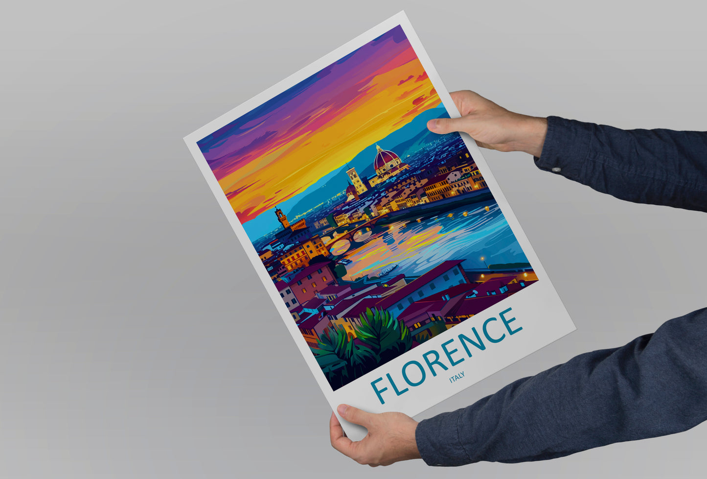 Florence Italy Travel Poster