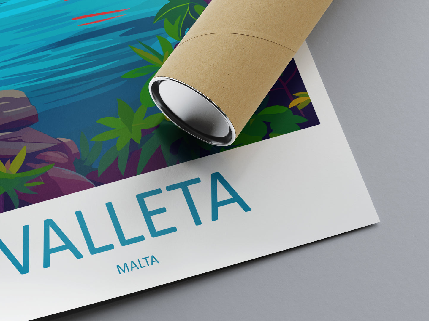 Valletta Malta Travel Poster