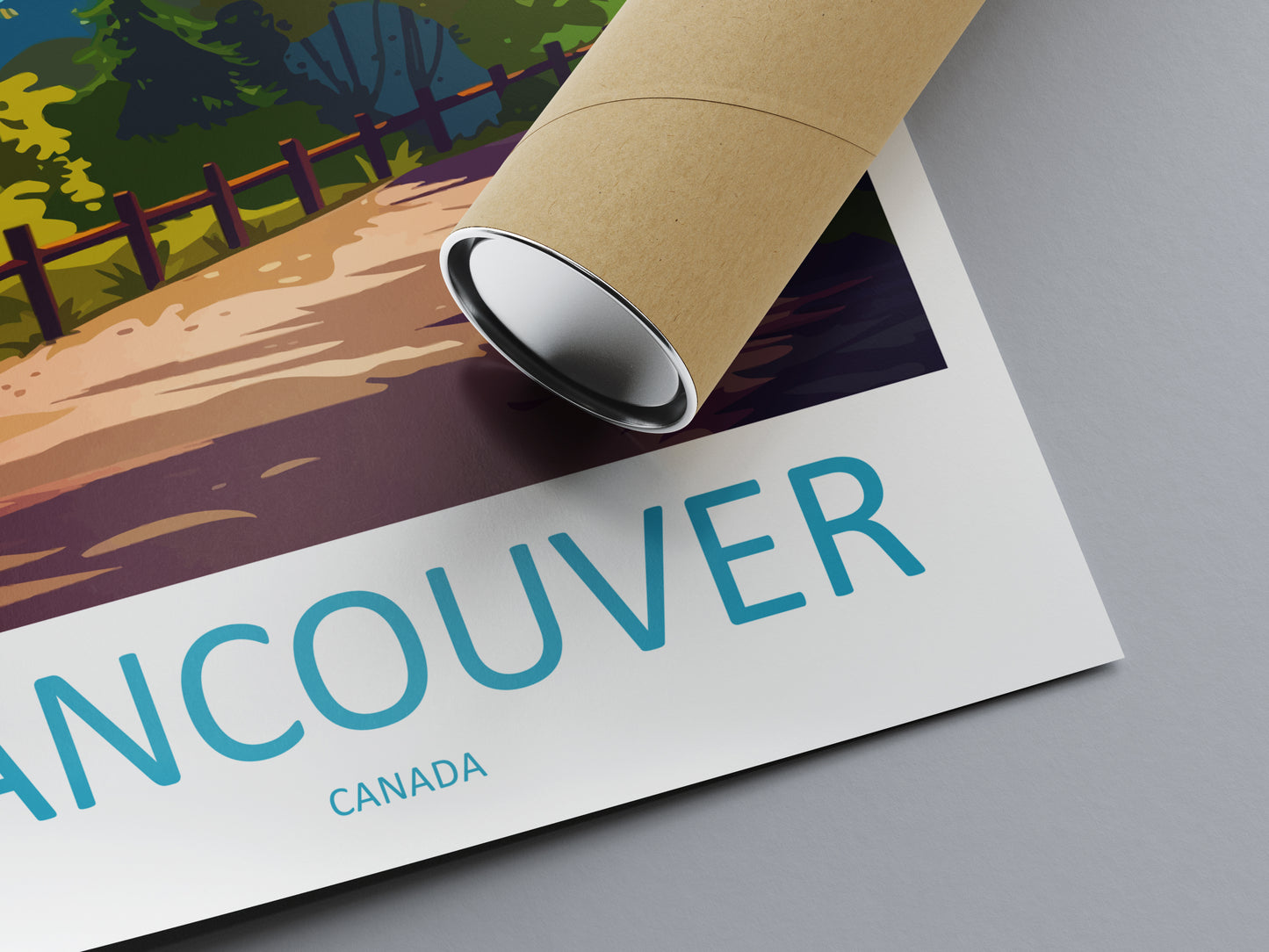 Vancouver Canada Travel Poster