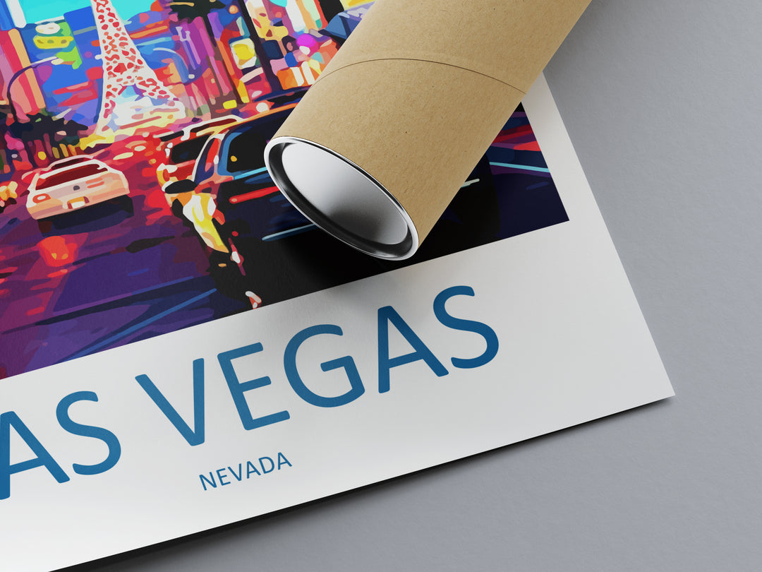 Las Vegas USA Travel Poster