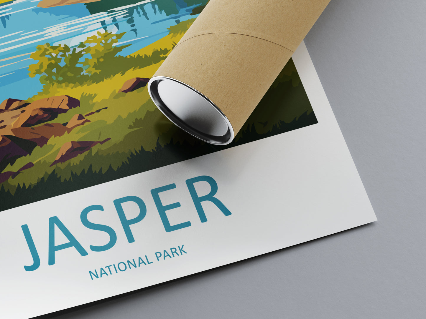 Jasper National Park Canada Travel Poster