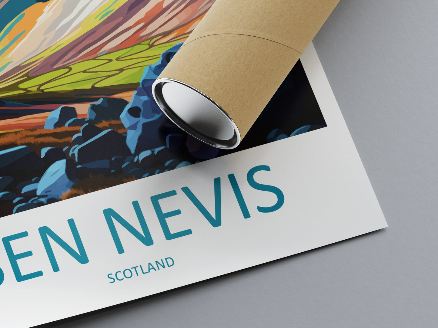Ben Nevis Scotland Travel Poster