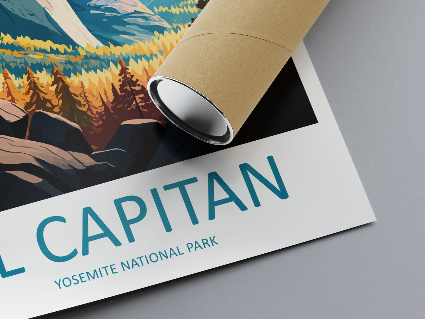 Yosemite El Capitan USA Travel Poster