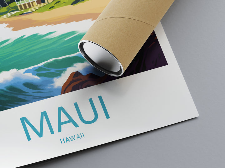 Maui Hawaii USA Travel Poster
