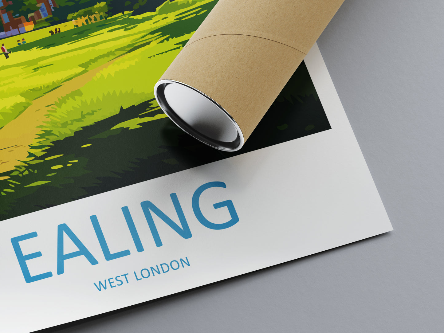 Ealing England Travel Poster
