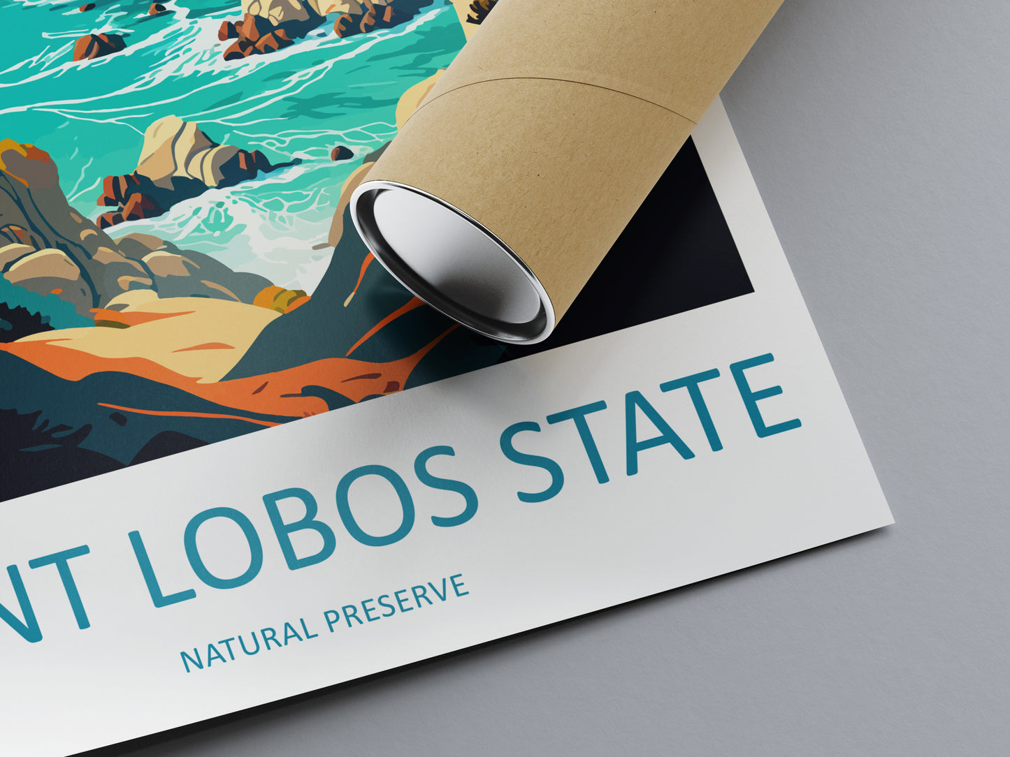 Point Lobos State Natural Reserve USA Travel Poster