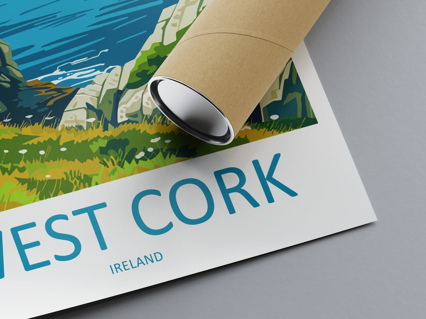 West Cork Ireland Travel Poster