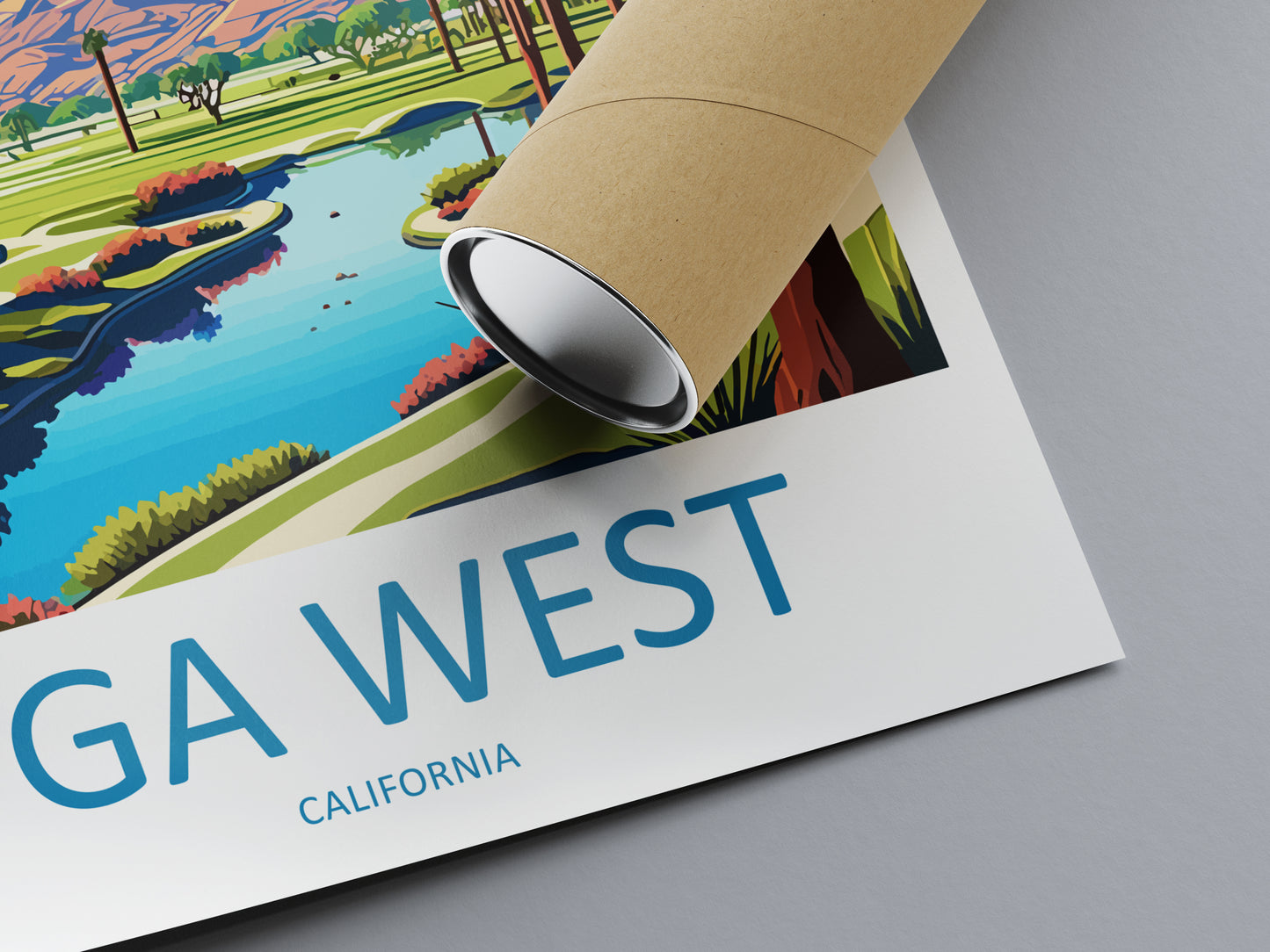 PGA West USA Travel Poster