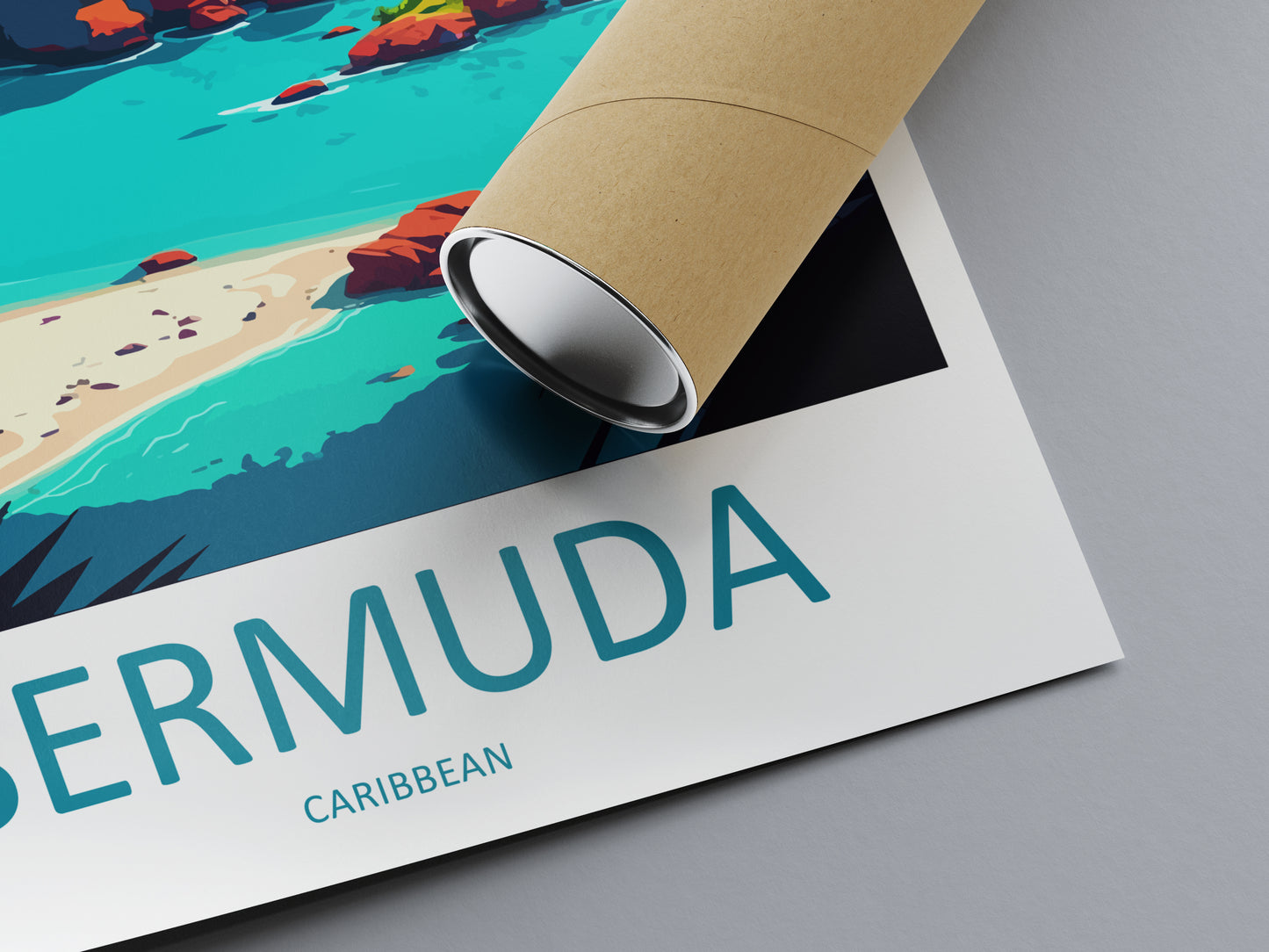 Bermuda Caribbean Travel Poster