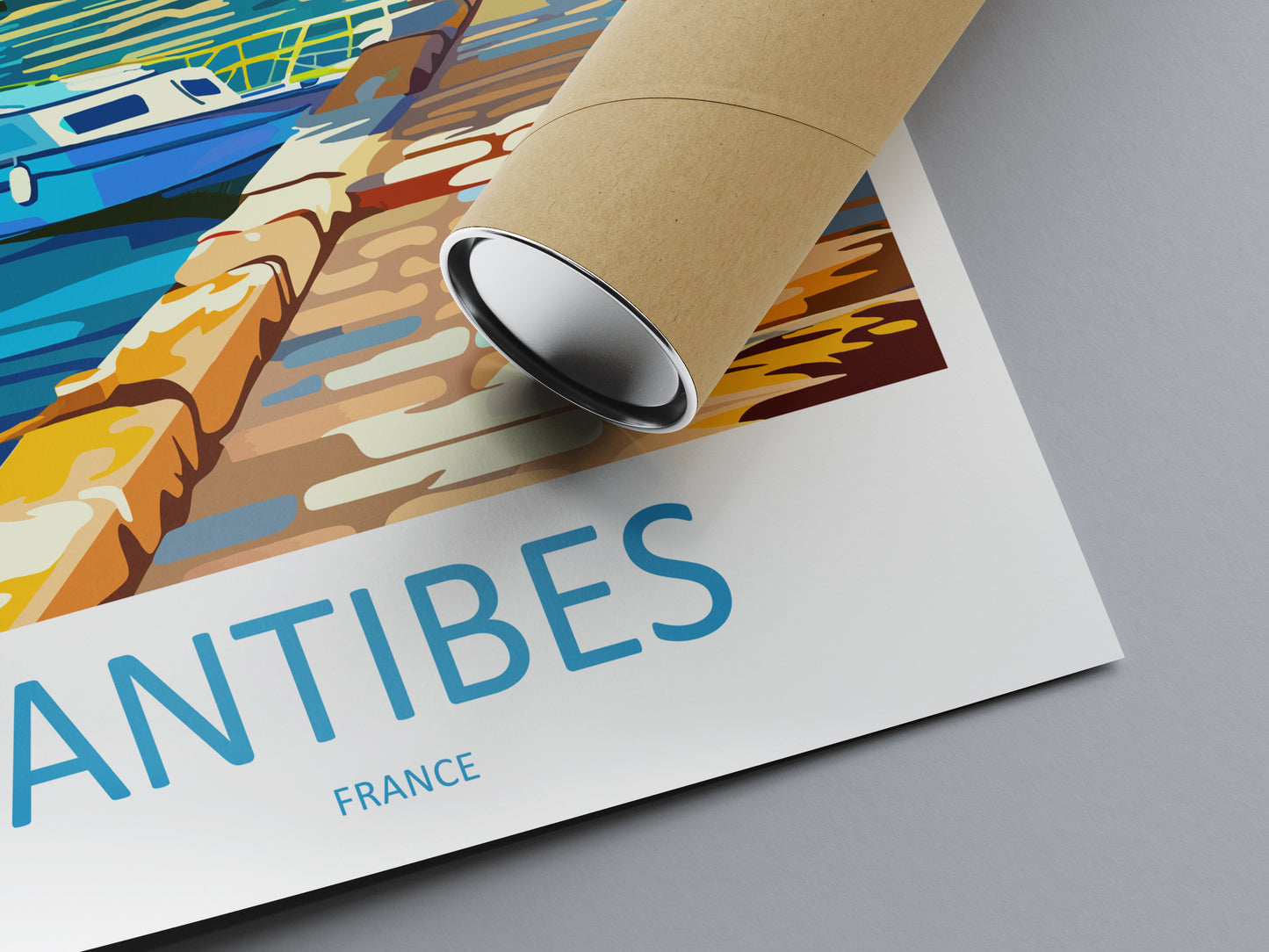 Antibes France Travel Poster