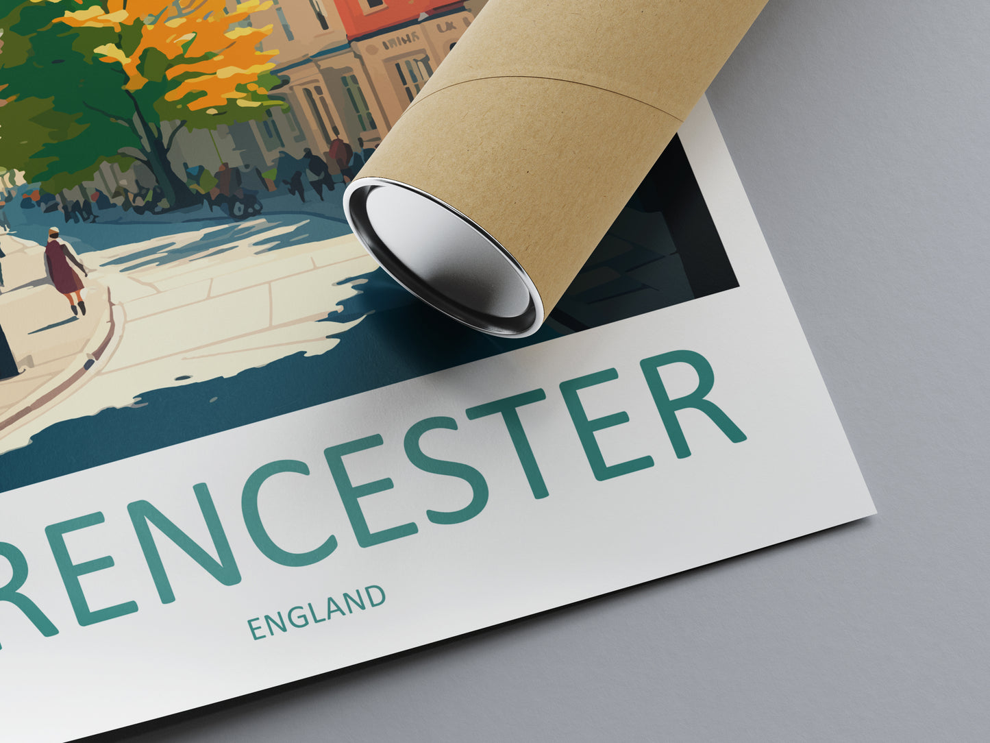 Cirencester England Travel Poster