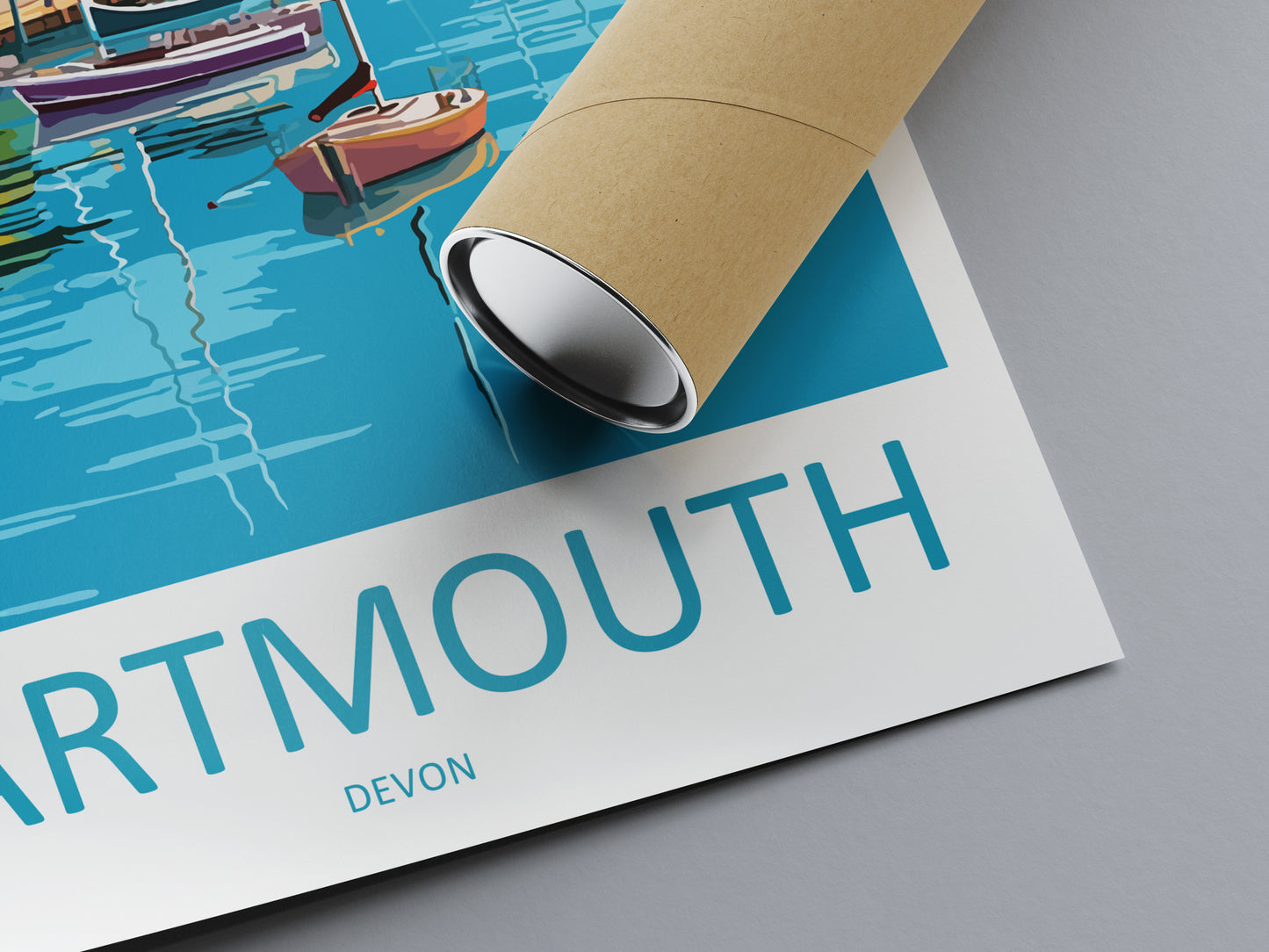 Dartmouth England Travel Poster