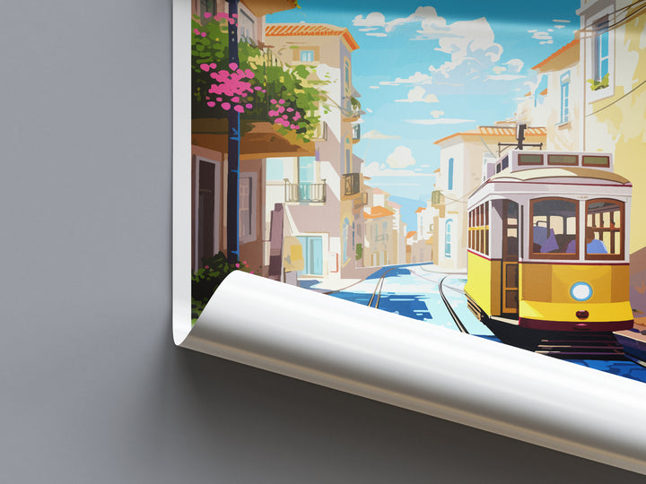 Lisbon Portugal Travel Poster