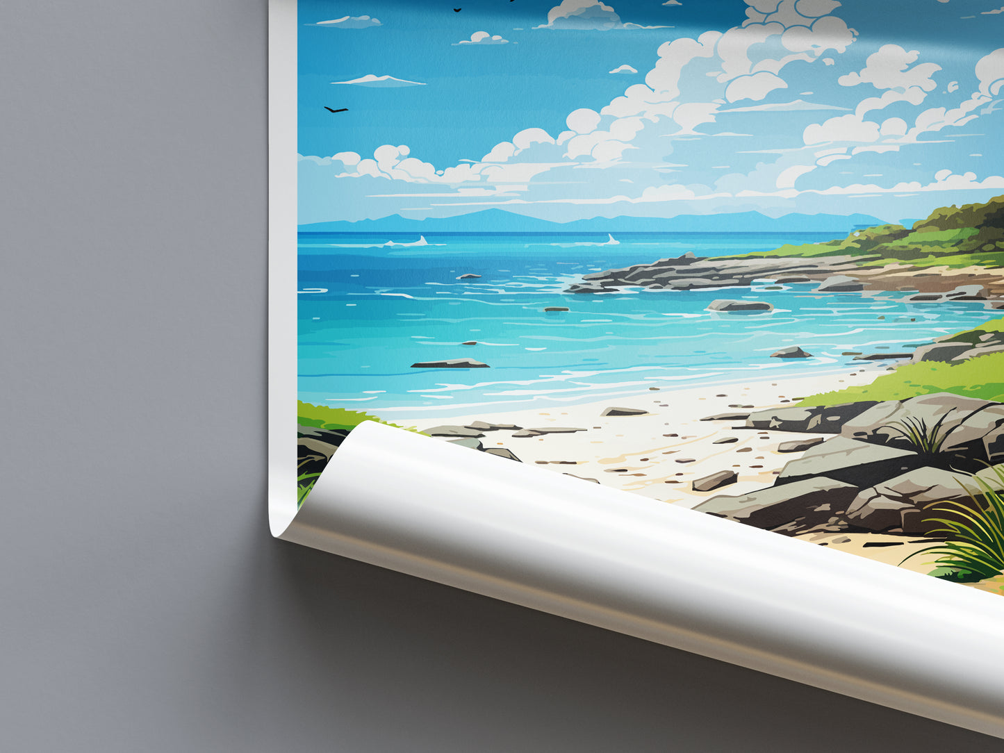 Isles Of Scilly England Travel Poster