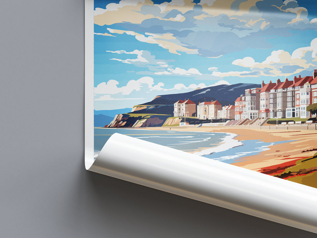 Llandudno Wales Travel Poster