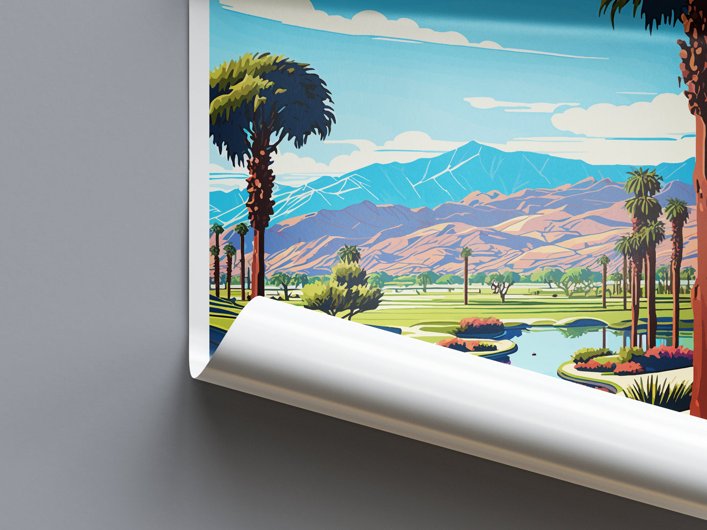 PGA West USA Travel Poster