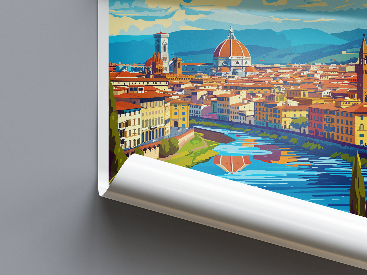 Florence Italy Travel Poster