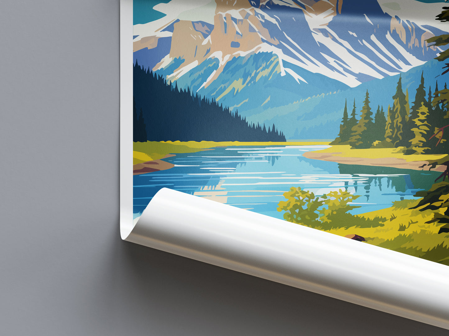 Jasper National Park Canada Travel Poster