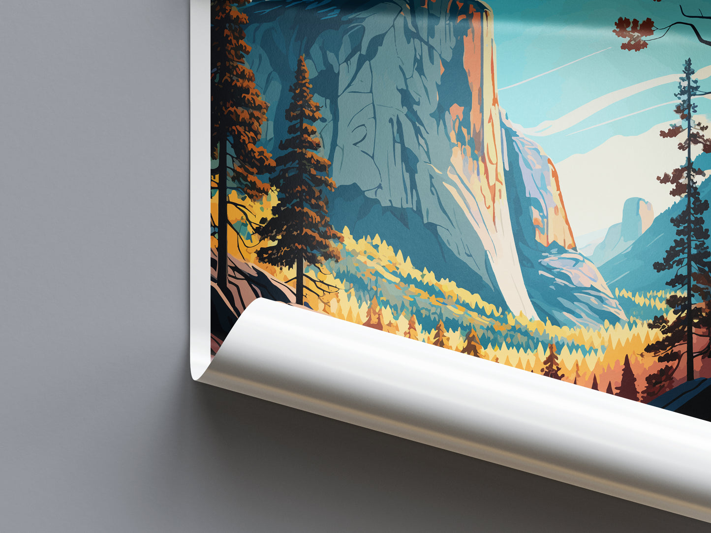 Yosemite El Capitan USA Travel Poster