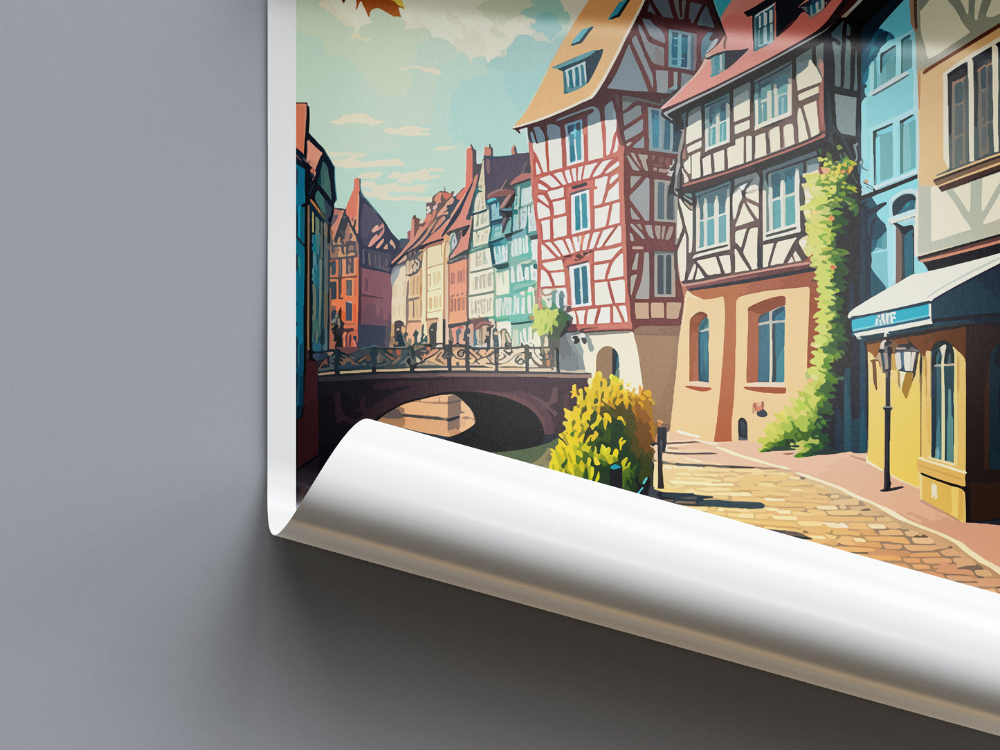 Colmar France Travel Poster