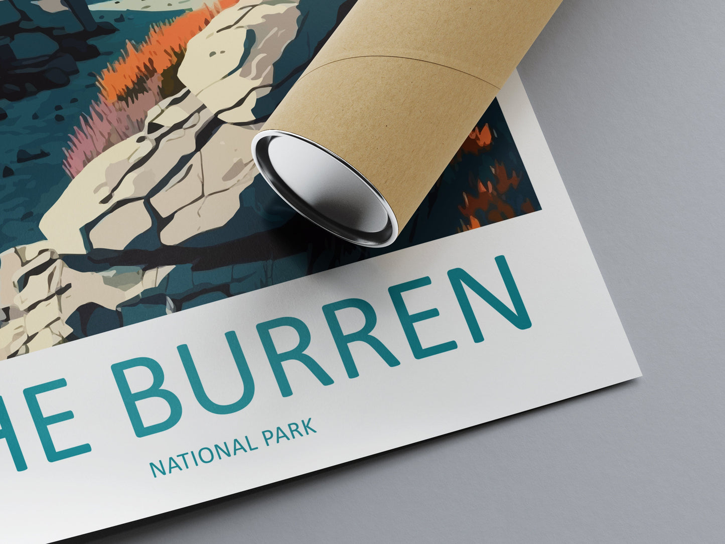 The Burren's National Park Travel Print The Burren's Home Décor National Park Art Print Ireland Burren's Wall Print For National Park Gift