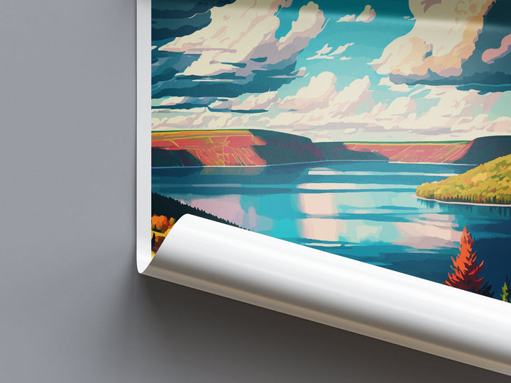 Finger Lakes Travel Print Finger Lakes Home Décor New York State Art Print New York State Wall Print For Finger Lakes Gift Wall Hanging