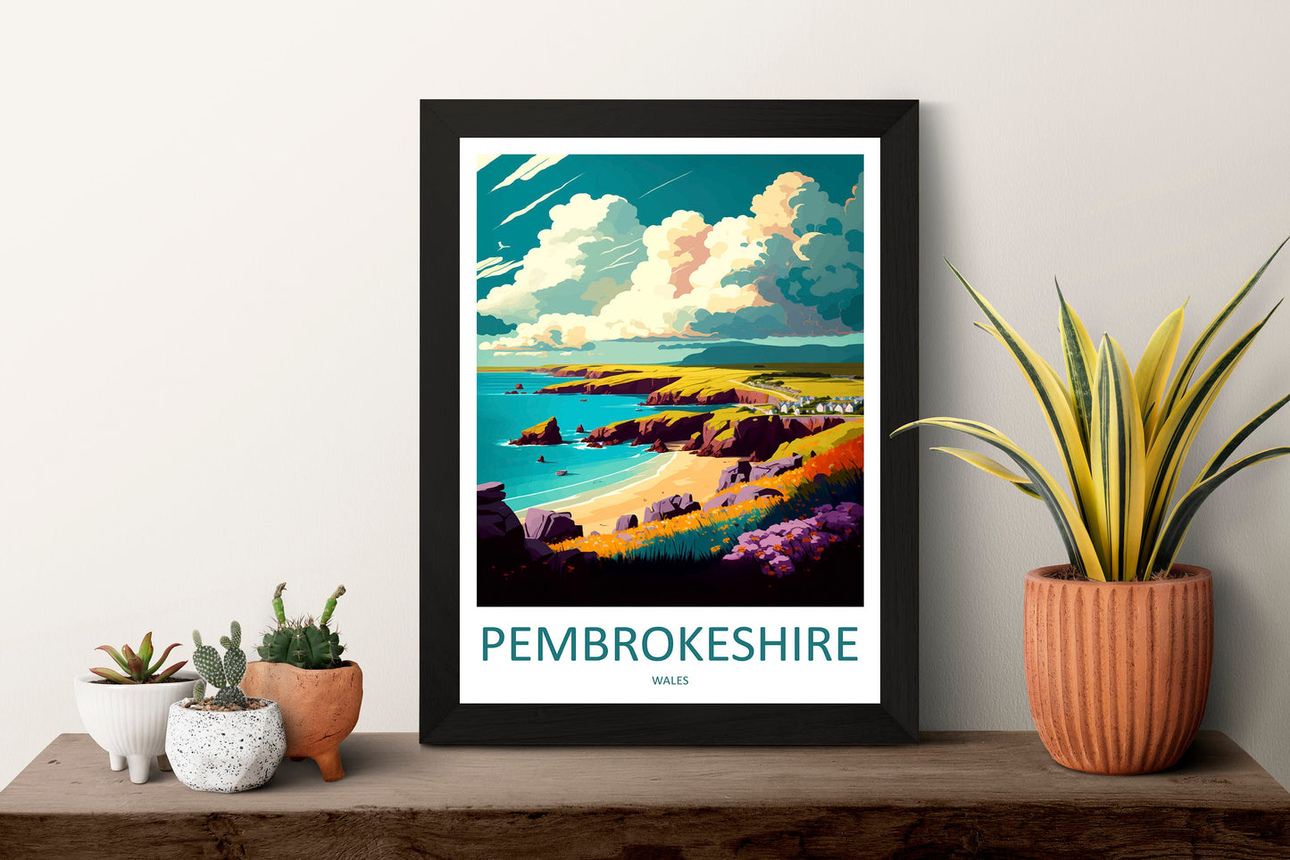 Pembrokeshire Print Pembrokeshire Home Decor Landscape Art Print Pembrokeshire Wall Art Nature Enthusiast Gift Wall Hanging Pembrokeshire