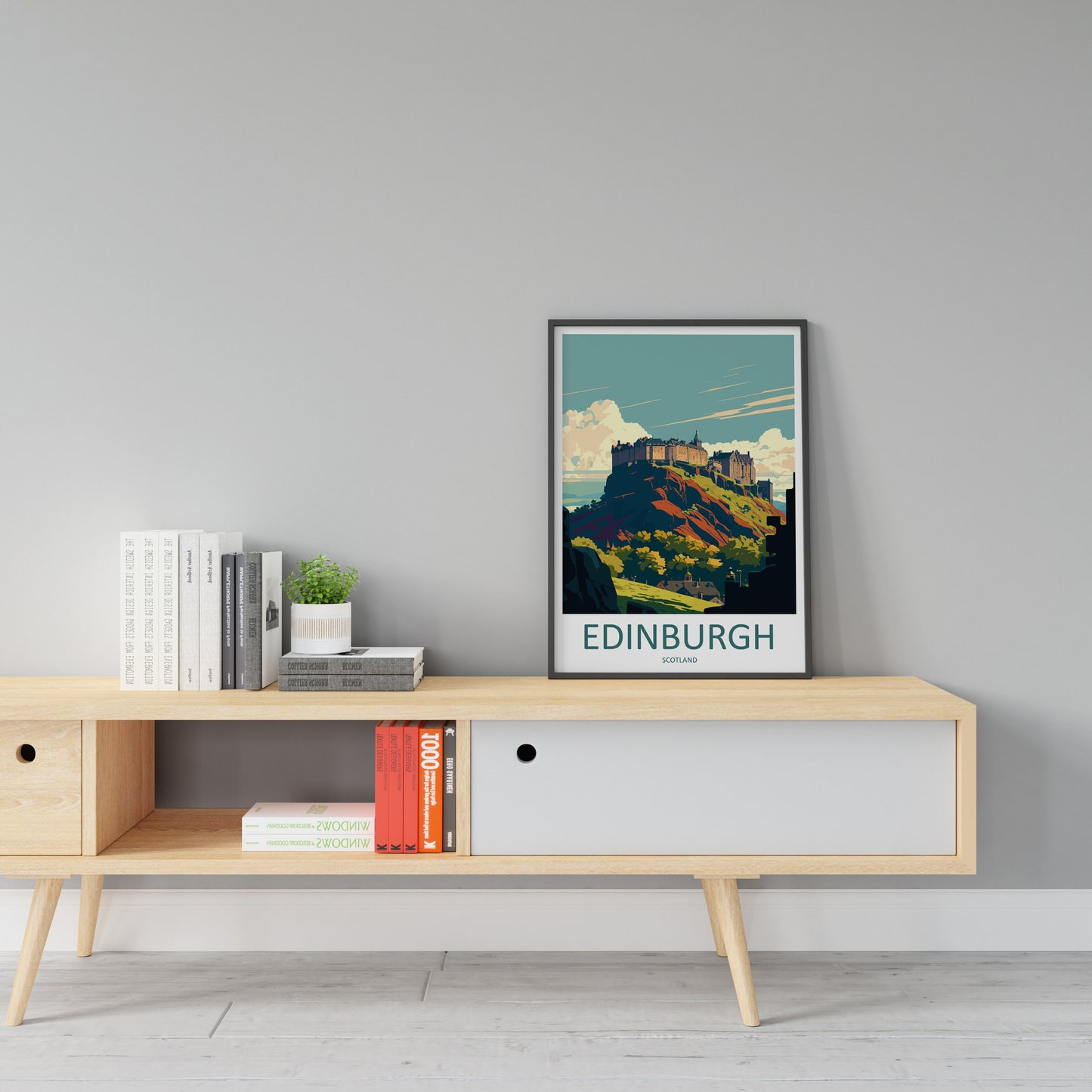 Edinburgh Cityscape Print Edinburgh Home Decor European City Art Print Edinburgh Wall Art Scotland Enthusiast Gift Wall Hanging Edinburgh