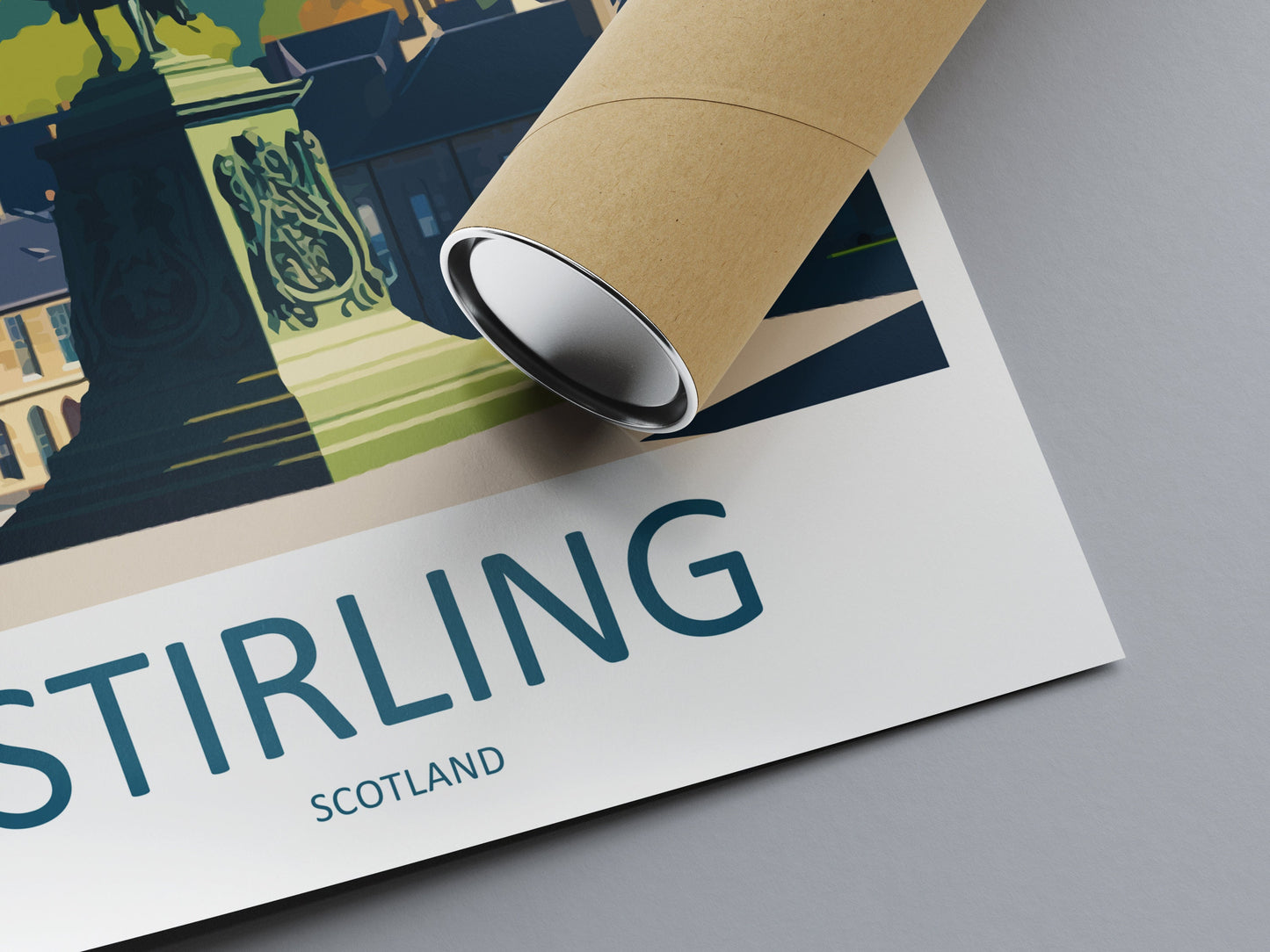 Stirling Print Stirling Home Décor Scotland City Art Print Stirling Wall Art for Scotland Enthusiast Gift Wall Hanging Stirling Cityscape
