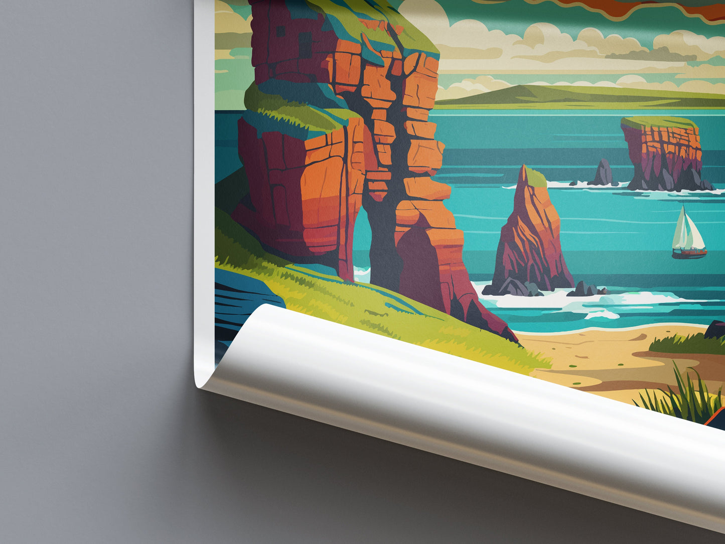 Orkney Islands Print Orkney Islands Home Decor Landscape Print Orkney Islands Wall Art Scotland Enthusiast Gift Wall Hanging Orkney Islands