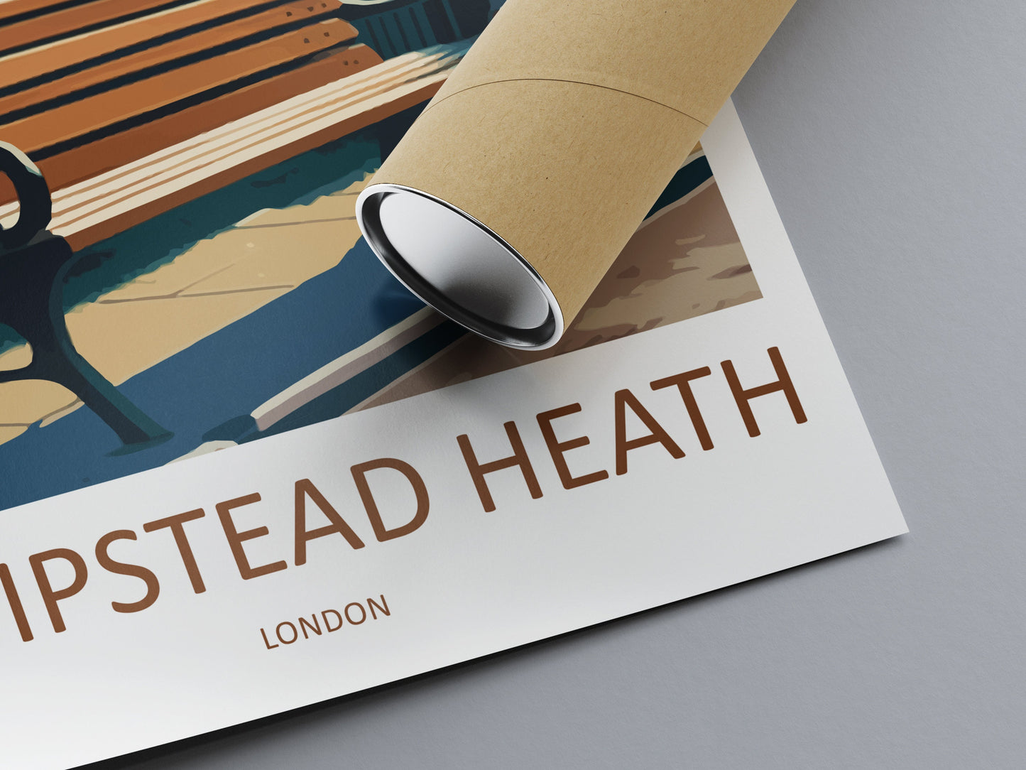 Hampstead Heath Print Hampstead Heath Home Decor Landscape Art Print Hampstead Heath Wall Art for London Enthusiast Gift Wall Hanging Poster