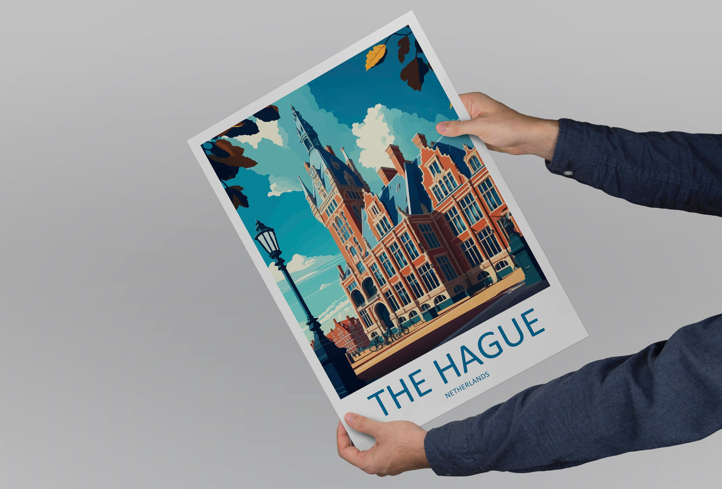 The Hague Travel Print Wall Art The Hague Wall Hanging Home Decoration The Hague Gift Art Lovers Wall Art Print The Hague Wall Décor Poster
