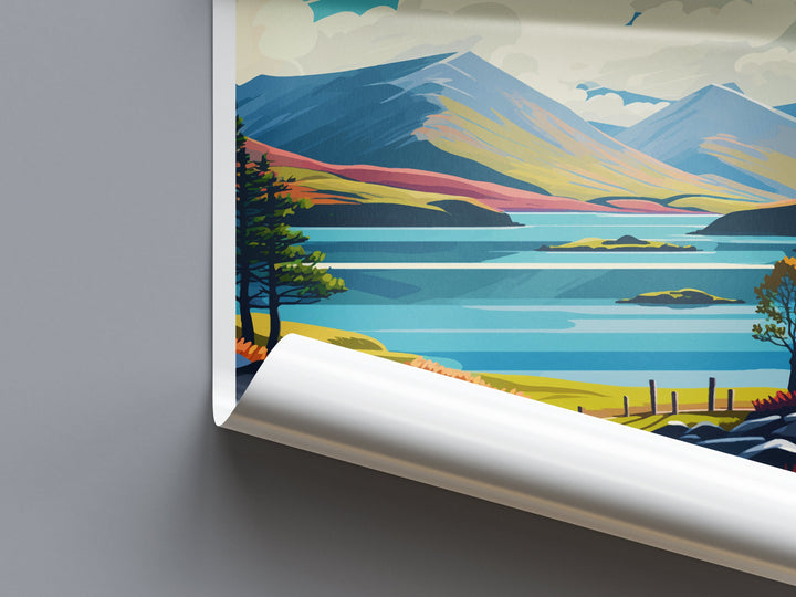 Loch Lomond Travel Print Wall Art Loch Lomond Wall Hanging Home Decoration National Park Gift Art Lovers Wall Art Print Loch Lomond Poster