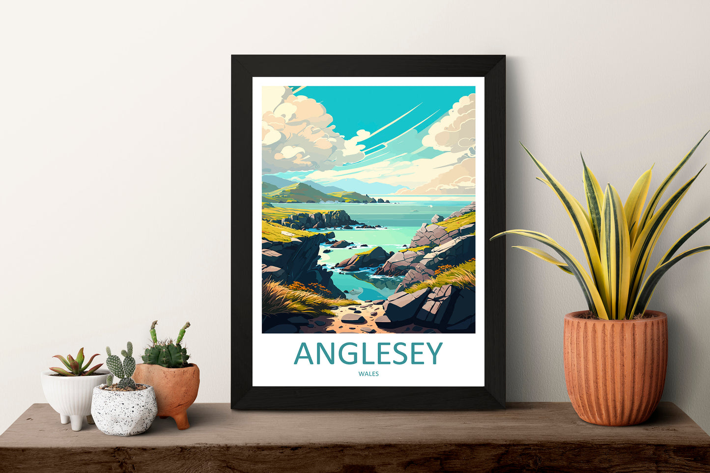 Anglesey Travel Print Wall Art Anglesey Wall Hanging Home Decoration Anglesey Gift Art Lovers Wall Art Print Art Anglesey Print Anglesey Art