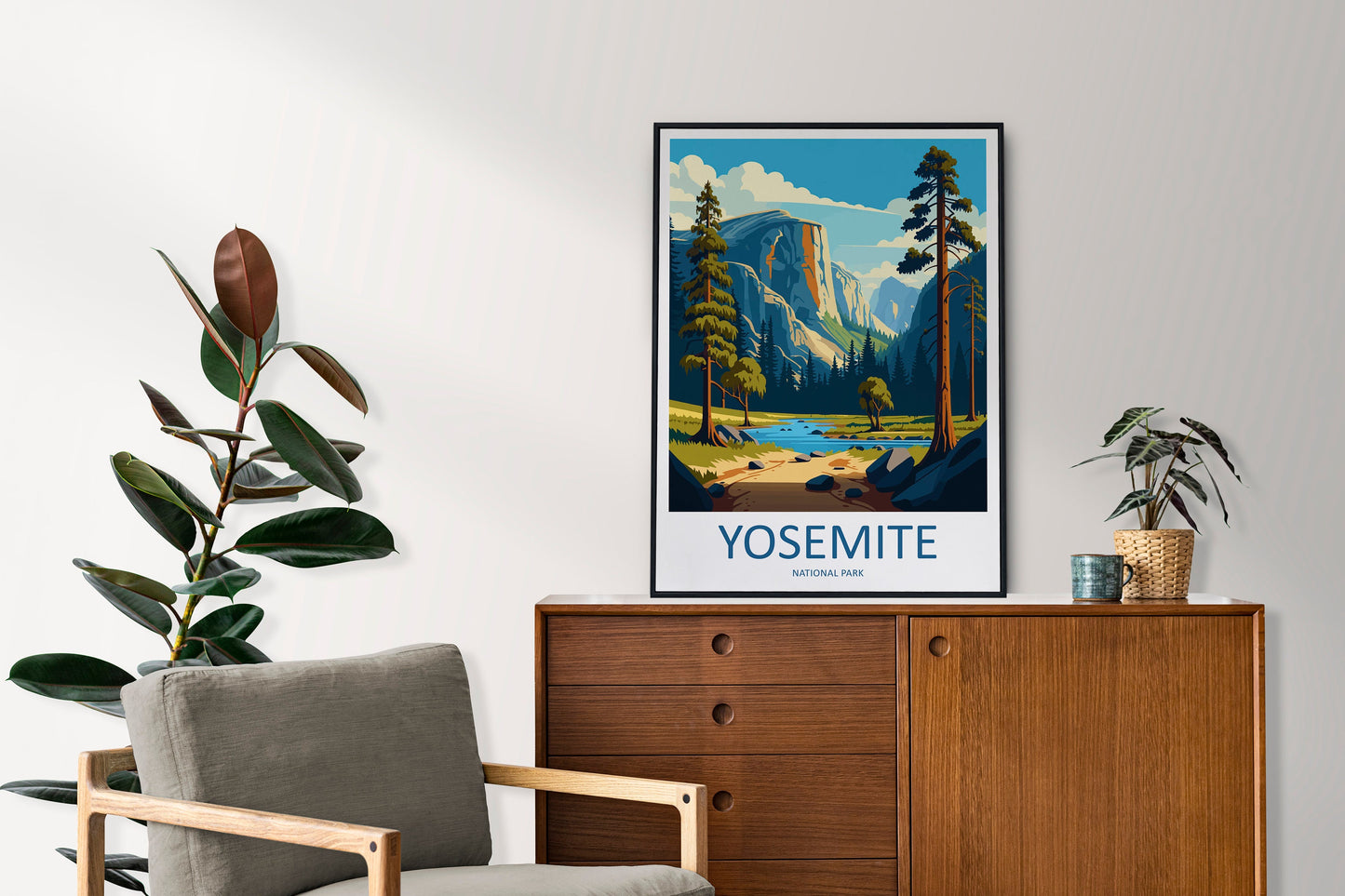 Yosemite Travel Print Wall Art Yosemite Wall Hanging Home Decor National Park Gift Yosemite Lovers National Park Wall Yosemite National Park