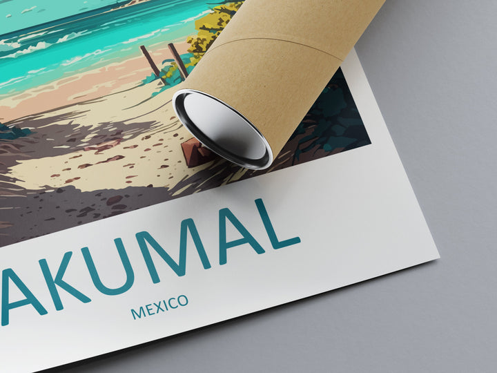 Akumal Travel Print Wall Art Akumal Wall Hanging Home Decoration Akumal Gift Art Lovers Wall Art Print Art Akumal Mexico Wall Poster
