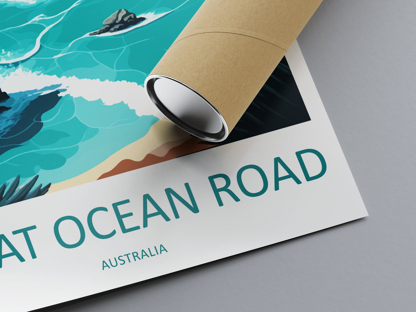 Great Ocean Road Travel Print Wall Art Ocean Road Wall Hanging Home Décor Great Ocean Road Gift Art Lovers Wall Art Australia Travel Print