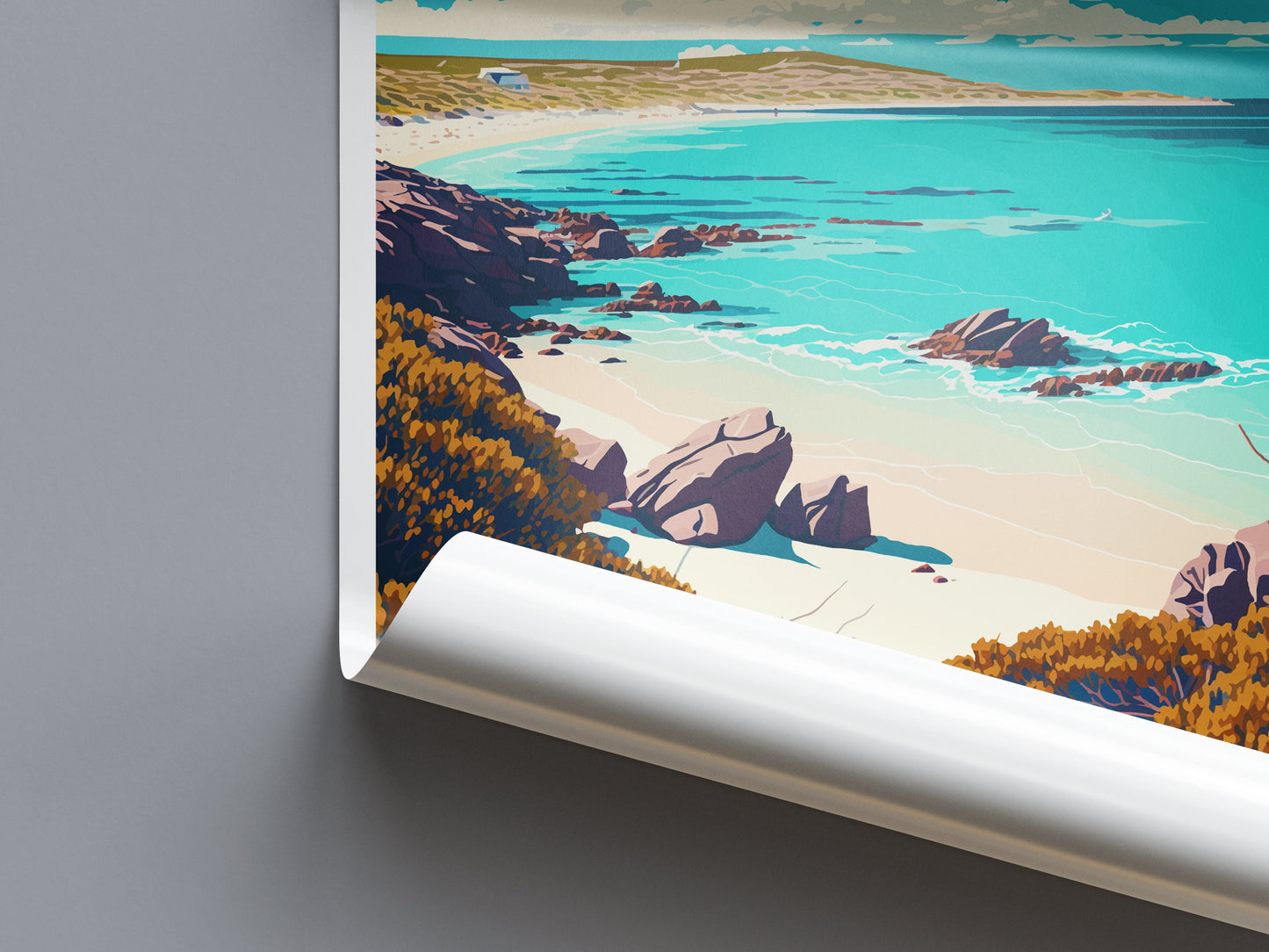 kangaroo island Travel Print Wall Art kangaroo island Wall Hanging Home Décor kangaroo island Gift Art Lovers Wall Art Australia Travel Art