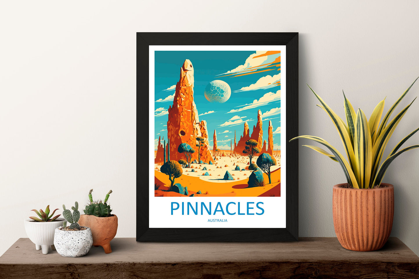 Pinnacles Travel Print Wall Art Pinnacles AU Wall Hanging Home Décor Pinnacles Gift Art Lovers Australia Art Lover Gift Wall Art Australia