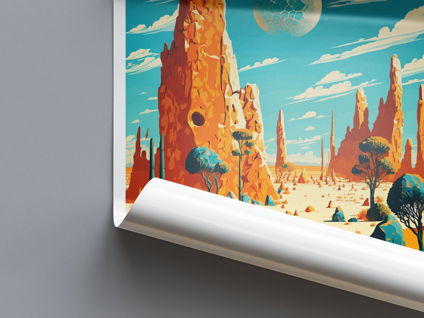 Pinnacles Travel Print Wall Art Pinnacles AU Wall Hanging Home Décor Pinnacles Gift Art Lovers Australia Art Lover Gift Wall Art Australia