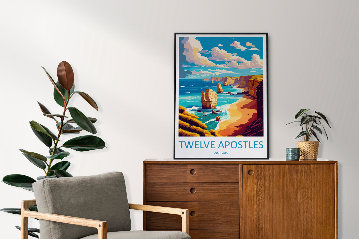 Twelve Apostles Travel Print Wall Art Twelve Apostles AU Wall Hanging Home Décor Twelve Apostles Gift Art Lovers Australia Art Lover Gift