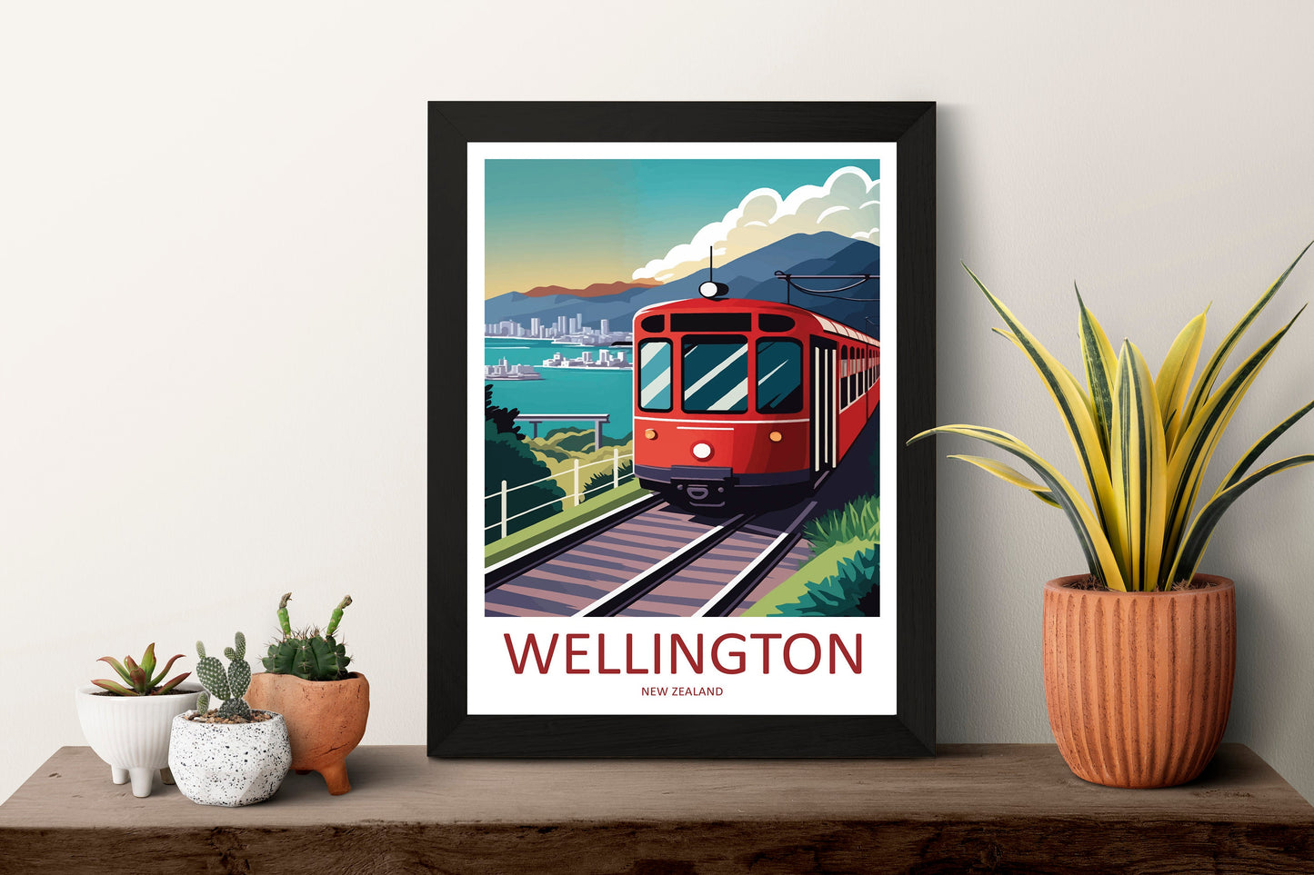Wellington Travel Print Wall Art Wellington Wall Hanging Home Décor Wellington Gift Art Lovers New Zealand Art Lover Gift Print Wellington