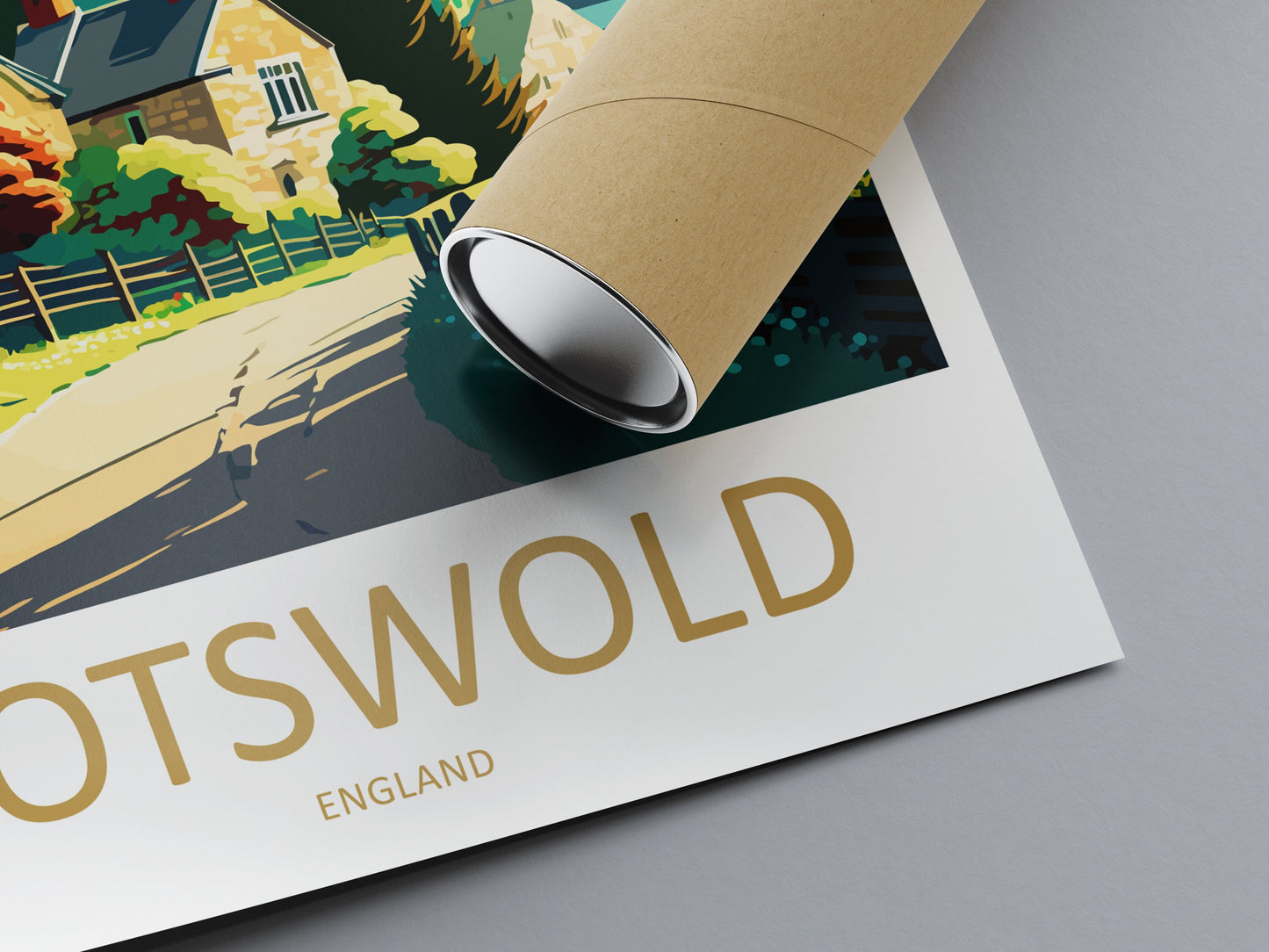 Cotswolds Print Cotswolds Home Decor Landscape Art Print Cotswolds Wall Art for England Enthusiast Gift Wall Hanging Cotswolds UK Poster Art