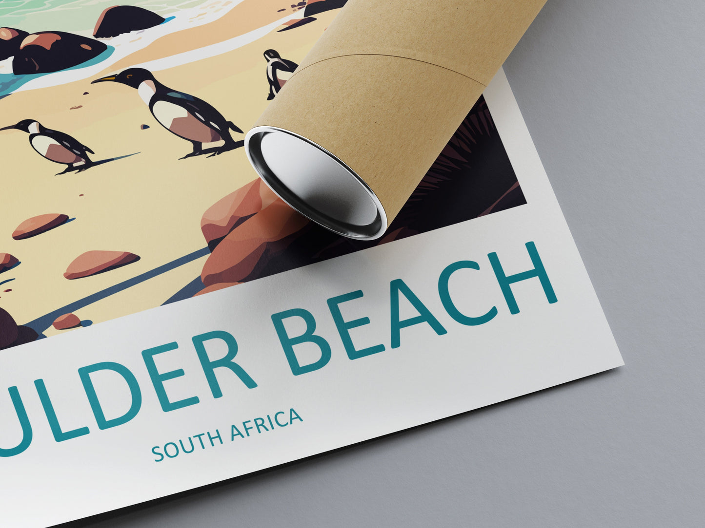 Boulder Beach Travel Print Wall Art Boulder Beach Wall Hanging Home Décor Boulder Beach Gift Art Lovers South Africa Art Print Boulder Beach