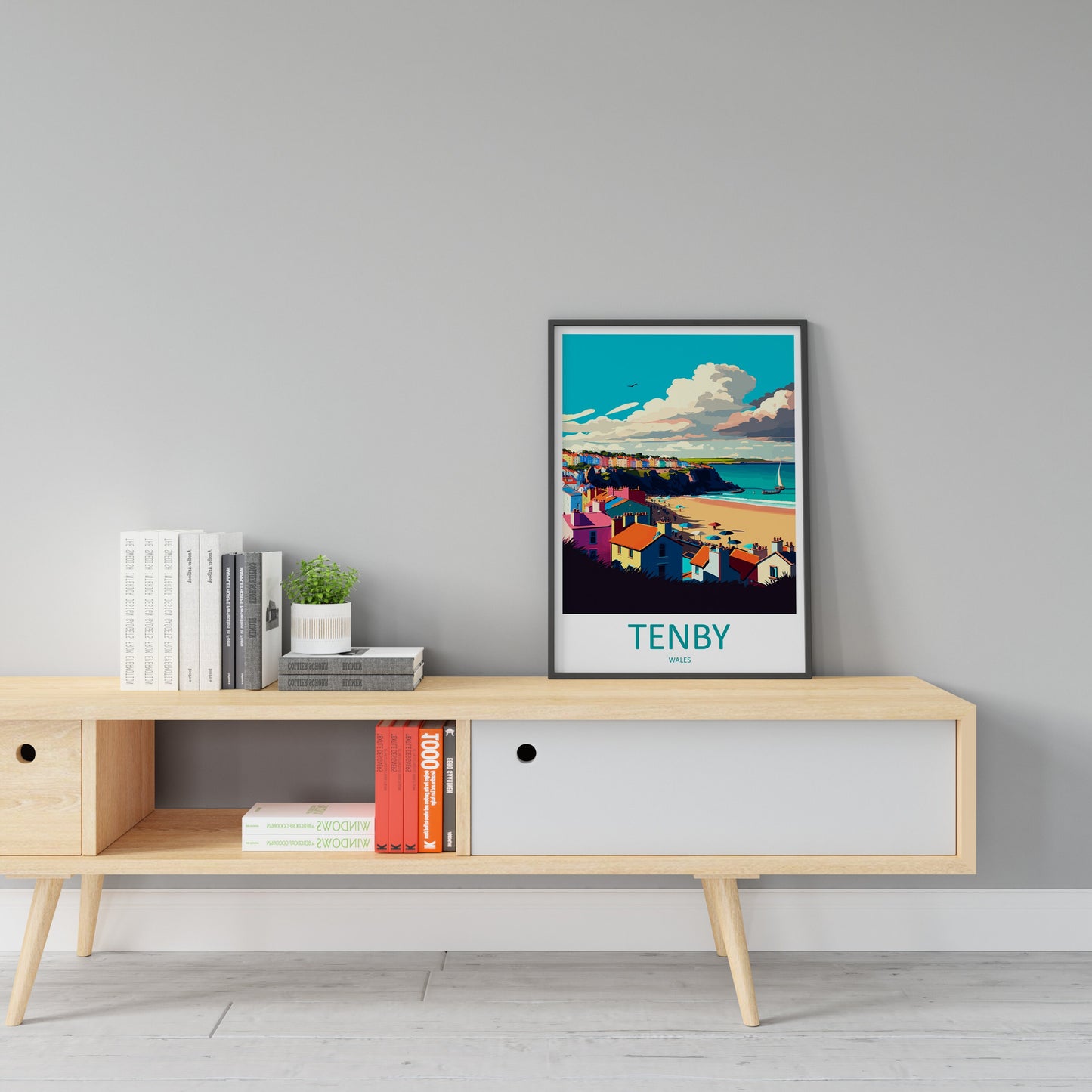Tenby Print Tenby Home Décor Seascape Art Print Tenby Wall Art for Wales Enthusiast Gift Wall Hanging Tenby Wales Travel Gift Wall Poster