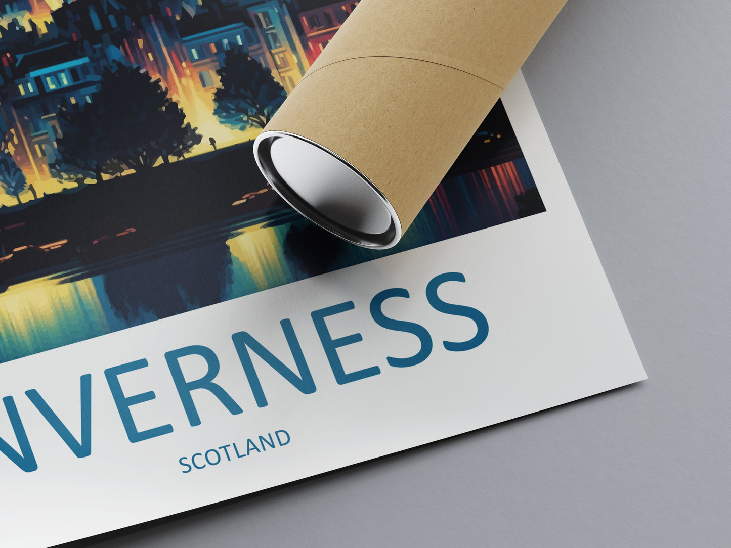Inverness Cityscape Print Inverness Home Decor European City Art Print Inverness Wall Art Scotland Enthusiast Gift Wall Hanging Inverness