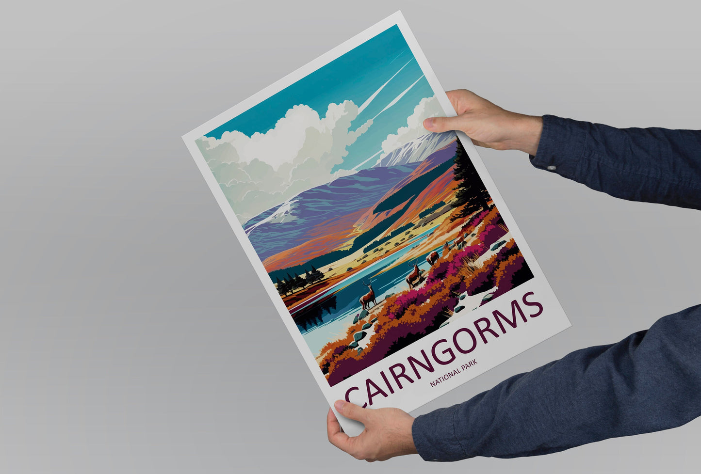 Cairngorms Print Cairngorms Home Decor Landscape Art Print Cairngorms Wall Art for Scotland Enthusiast Gift Wall Hanging Cairngorms Scotland
