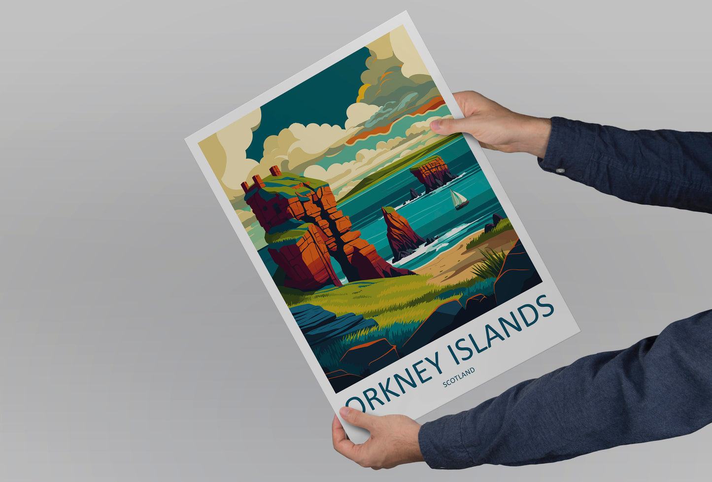 Orkney Islands Print Orkney Islands Home Decor Landscape Print Orkney Islands Wall Art Scotland Enthusiast Gift Wall Hanging Orkney Islands